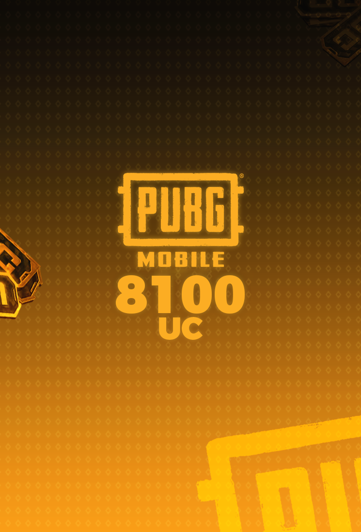 PUBG Mobile 8100 UC