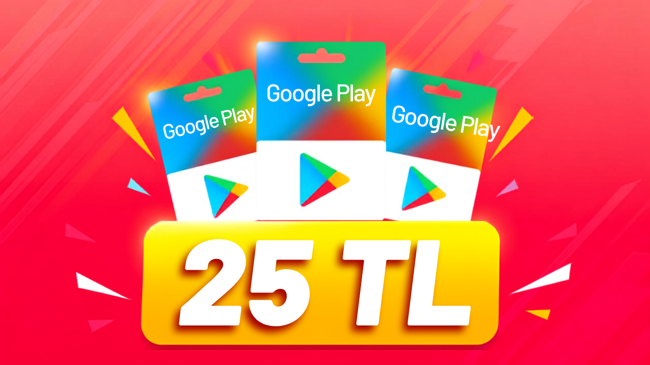 Google Play Hediye Kartı 25 TL