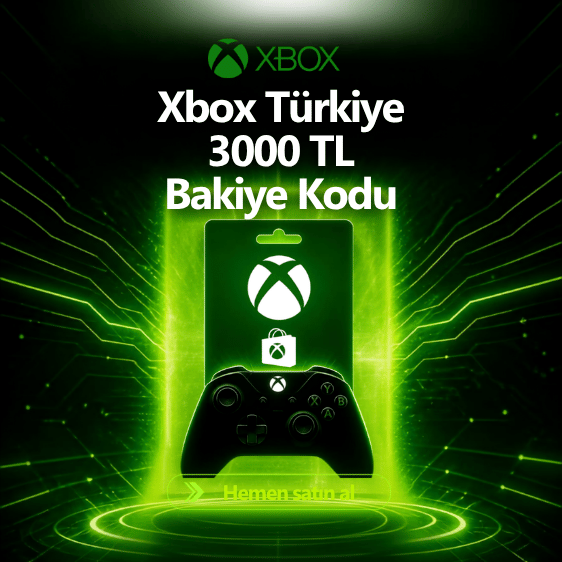 Xbox Türkiye 3000 TL